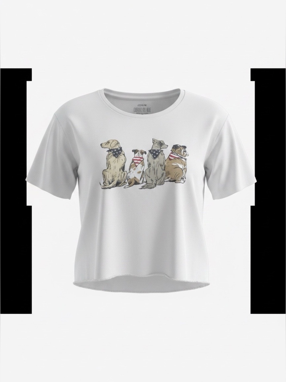 J.Crew Factory Kid’s Patriotic Dog Graphic Collector's Tee Size: Med -“Rare”